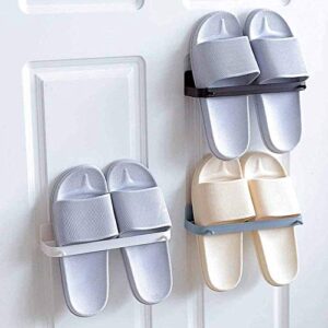 MFCHY Creative Wall-Mounted Shoe Rack Shoe Organizer Shoe Holder Space Saving Home Shoe Storage Rack (Color : E)