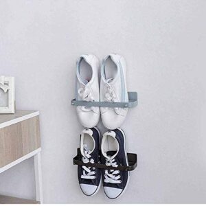 MFCHY Creative Wall-Mounted Shoe Rack Shoe Organizer Shoe Holder Space Saving Home Shoe Storage Rack (Color : E)