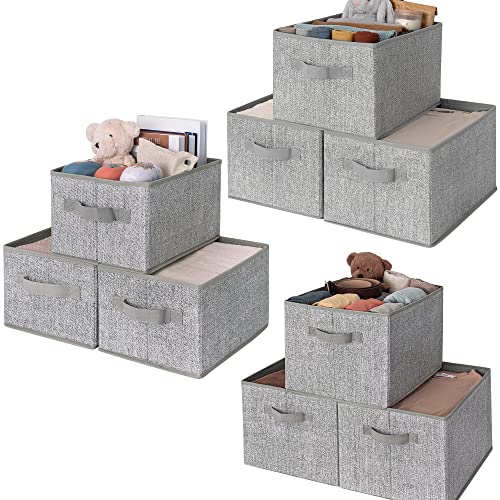 GRANNY SAYS Bundle of 3 Sets Storage Bins for Closet