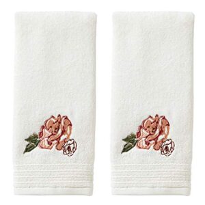 skl home holland floral hand towel, vanilla
