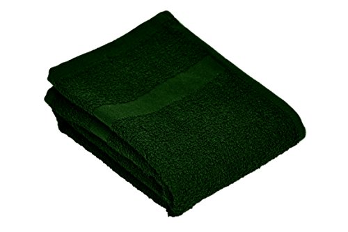 R&R Value 71627 Hand Towel, 3 lb, 16" x 27", Green (Pack of 12)