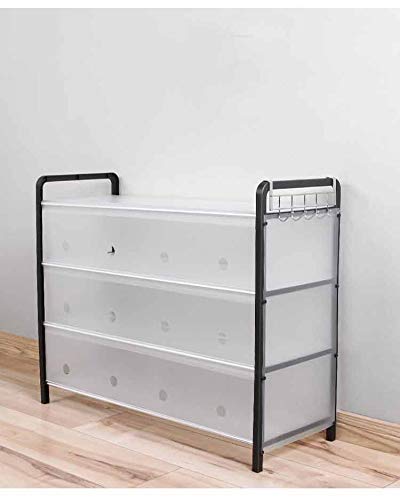 MFCHY Simple Dormitory Bedroom Space Multi-Layer Shoe Rack Multi-Function Household Dust-Proof Artifact Storage Shoes Rack