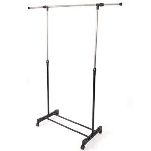 xy litol rolling clothes rack heavy duty portable clothing garment rack with shoe shelf