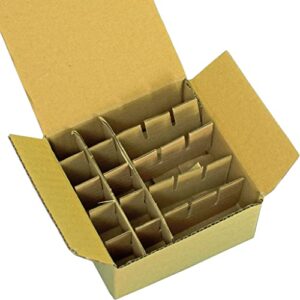 EST. LEE DISPLAY L D 1902 Cardboard Boxes & Organizers for C-9 C-7 Replacement Light Bulbs Empty Storage Box with Dividers Pack of 5 (C9 Light Bulb Box)