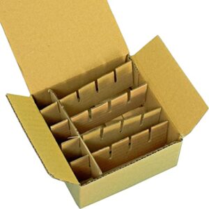 EST. LEE DISPLAY L D 1902 Cardboard Boxes & Organizers for C-9 C-7 Replacement Light Bulbs Empty Storage Box with Dividers Pack of 5 (C9 Light Bulb Box)