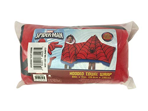 Jay Franco Kids Hooded Towel Avengers - Spiderman Red