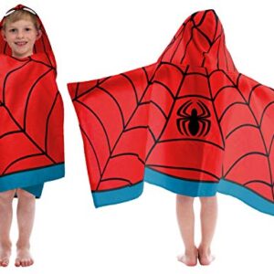 Jay Franco Kids Hooded Towel Avengers - Spiderman Red