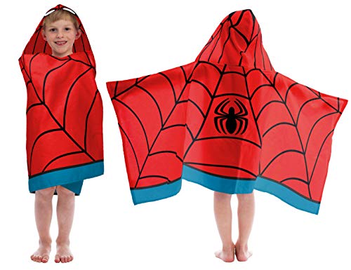 Jay Franco Kids Hooded Towel Avengers - Spiderman Red