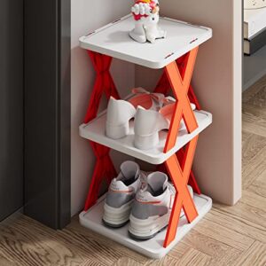 olygifts-small shoe rack-narrow easy to assemble vertical shoe rack-sturdy