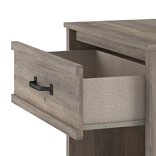 Ameriwood Home Bassinger Nightstand, Gray Oak