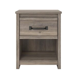 Ameriwood Home Bassinger Nightstand, Gray Oak