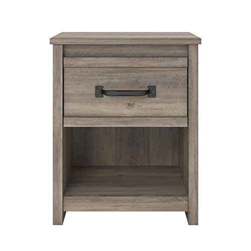 Ameriwood Home Bassinger Nightstand, Gray Oak