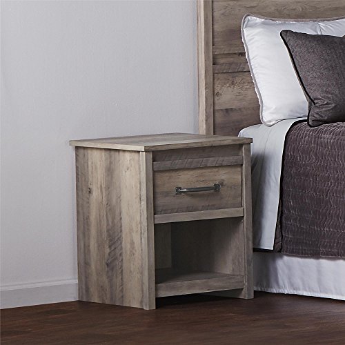 Ameriwood Home Bassinger Nightstand, Gray Oak