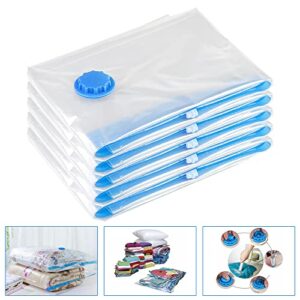 Lucky Monet 10 Pack Vacuum Storage Bags 32" x 40", Space Saver Compression Bags Vacuum Seal Bags for Clothing Comforters Blankets Travel