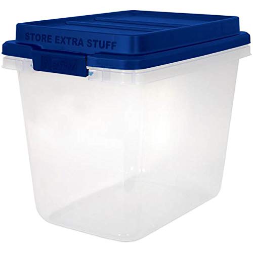 Storage Hefty 32 Quart Hi Rise Clear Bin