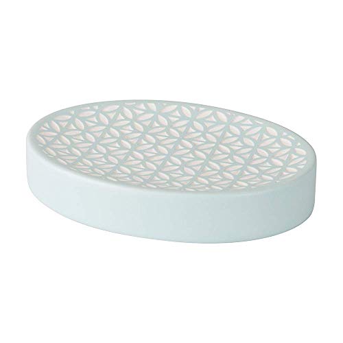 Allure Home Creation Felix 4-Piece Ceramic Bathroom Accessory Set Aqua