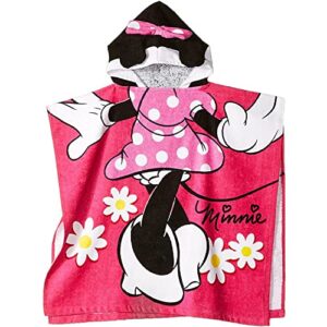 classic disney disney minnie mouse hooded towel set for kids - perfect for bath, beach & pool