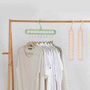 XINYIDAO 6 Pcs Magic Hanger Organizer, with 9 Slots, Multifunctional Storage Hanger, Non-Slip Hangers, Cascading Hangers, Closet Organizers and Storage