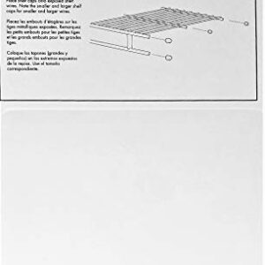 ClosetMaid 71016 Large and Small Closet Pole End Caps for Wire Shelving - pack of 14