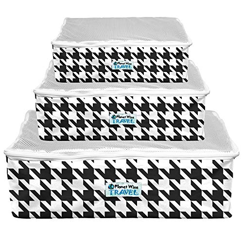 Planet Wise Packing Cube - Medium - Houndstooth Tour