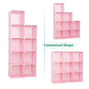 TomCare Cube Storage 9-Cube Book Shelf Storage Shelves Cube Organizer Closet Organizer