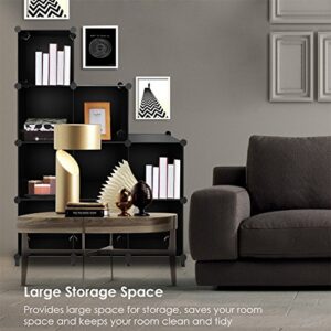 TomCare Cube Storage 9-Cube Book Shelf Storage Shelves Cube Organizer Closet Organizer