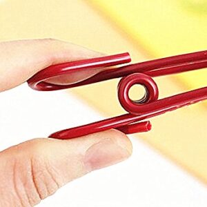 50pcs Steel Wire Clip,Colorful Vinyl-Coated Windproof Clothespin(Mixed Colors) by Alimitopia