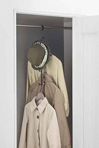 Yamazaki Home Smart Closet Organizer Hanger – Clothes & Accessories Storage Hanging Rack