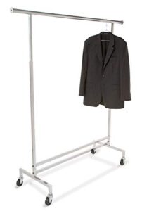 only garment racks #gr300 commercial grade - heavy duty single rail rack,