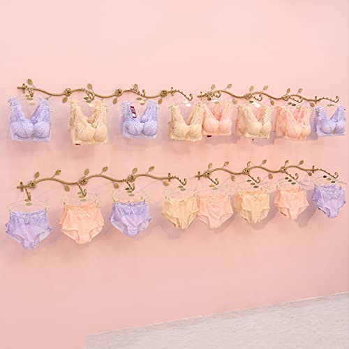 Lingerie Store Wall Bra Panties Underwear Display Stand, Clothing Store Commercial Shelves Wall-Mounted Display Rack for Underwear, Socks, Accessories, Scarves, Gloves