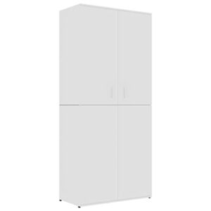 HOMIUSE Shoe Cabinet Storage File Rack Organizer for Filing Kitchen Bathroom Toilet Pantry Corner Home Holder Shelf Outdoor Indoor Wall Garage Lock White 31.5"x15.4"x70.1" Chipboard