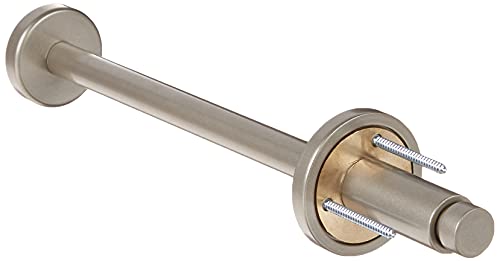 Allied Brass (MD-23-SN) Modern Pullout Garment Rod, 10-Inch, Satin Nickel