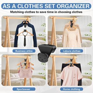 18 Pcs Space Saving Hanger Hooks, Clothes Hanger Connector Hooks, Heavy Duty Cascading Hanger Hooks for Organizer Closet, Fits All Hangers