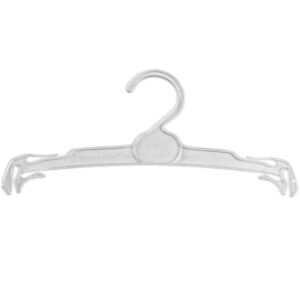 10" clear plastic lingerie/bra/panties hanger - pack of 50