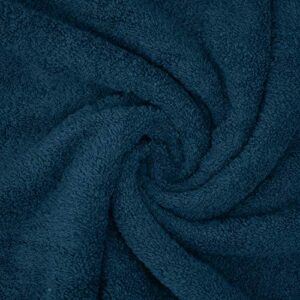 DAN RIVER Bath Sheets Set of 2 – 550 GSM Ultra Super Soft & Highly Absorbent Sheets – 100% Cotton Jumbo Large Bath Towels for Bathroom, Home, Hotel, Spa, Beach, Pool, Gym – 35”x70” in Blue Opal