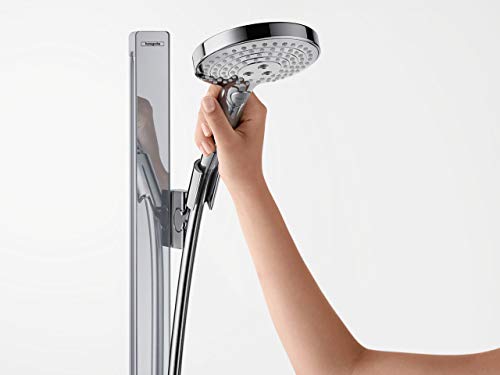 Hansgrohe 27648000 Raindance Select S 120, 3 Sprays with Unica'E Rail 90 cm and soap Dish Shower Set, 0.90 m, Chrome