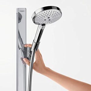 Hansgrohe 27648000 Raindance Select S 120, 3 Sprays with Unica'E Rail 90 cm and soap Dish Shower Set, 0.90 m, Chrome