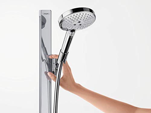 Hansgrohe 27648000 Raindance Select S 120, 3 Sprays with Unica'E Rail 90 cm and soap Dish Shower Set, 0.90 m, Chrome