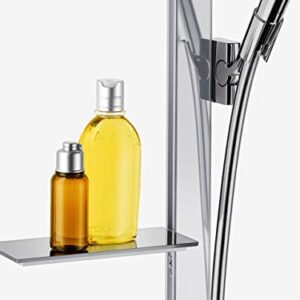 Hansgrohe 27648000 Raindance Select S 120, 3 Sprays with Unica'E Rail 90 cm and soap Dish Shower Set, 0.90 m, Chrome