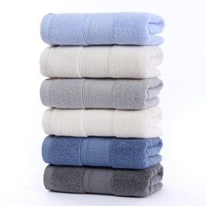 zy zeeyii cotton towel【6 mixed color large packaging】