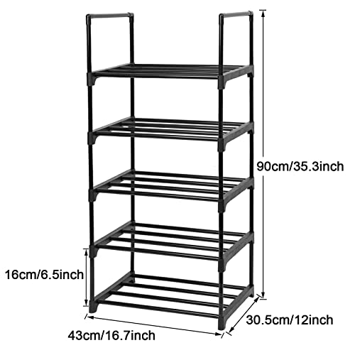 Mavivegue Shoe Rack,10 Tier Shoe Rack Shoe Rack 5 Tier Shoes Rack for Closet Entryway