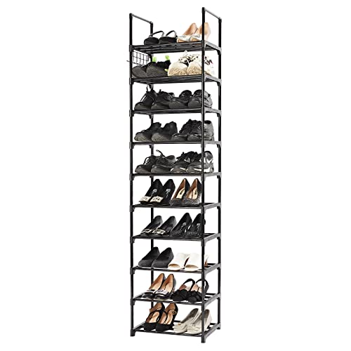 Mavivegue Shoe Rack,10 Tier Shoe Rack Shoe Rack 5 Tier Shoes Rack for Closet Entryway