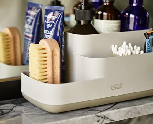 Joseph Joseph EasyStore - Bathroom Storage Caddy Organiser for bathroom accessories - Ecru