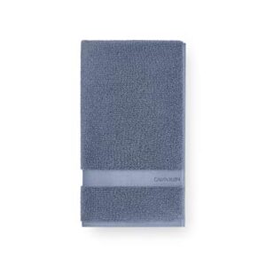 Calvin Klein Home Tracy Towel, Hand, Dusty Blue