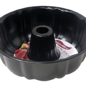 Home Basics Fluted Cake Pan, Non-Stick, 10" x 3"