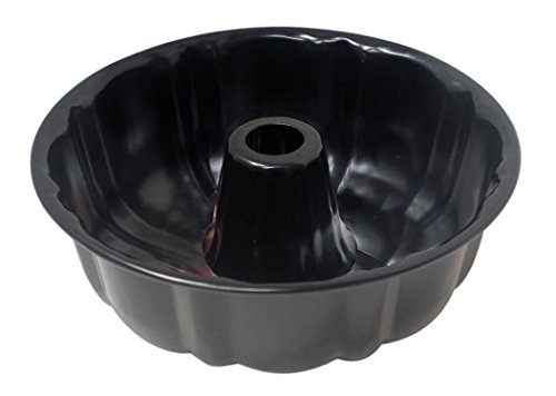 Home Basics Fluted Cake Pan, Non-Stick, 10" x 3"