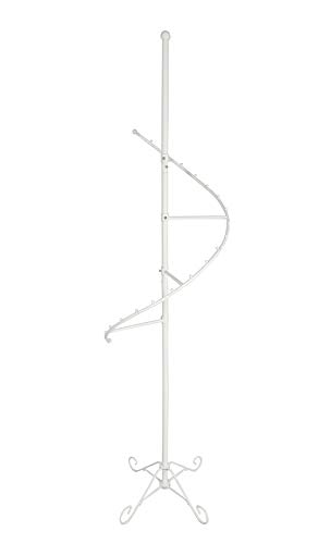 FixtureDisplays® 60" High Spiral Clothing Rack with 20 Ball Stops, Versatile Apparel Hanger Floor Stand Display Rack 16967-NF Shipping Fee Required