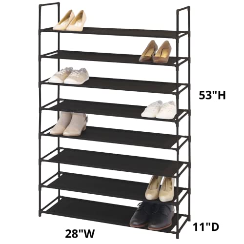 Westerly Shoe Rack Shoe Shelf Footwear Organizer 32-34 Pairs (8 Row)