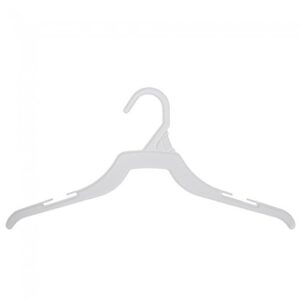 nahanco p14 plastic blouse/dress hangers, 14", white (pack of 500)