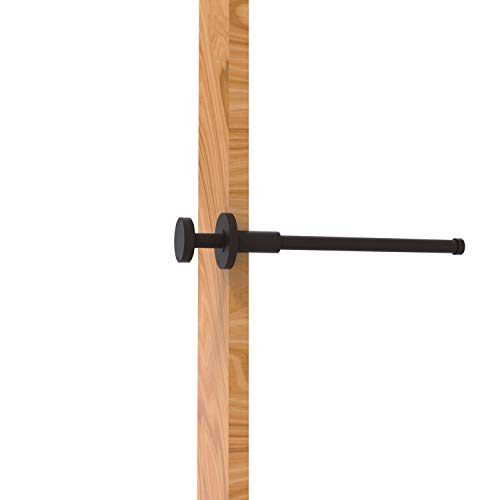 Allied Brass Fresno Collection Retractable Pullout Garment Rod, 10-Inch, Oil Rubbed Bronze